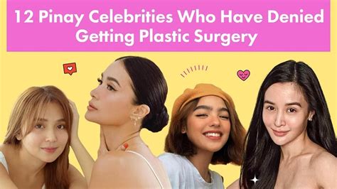 12 Filipina Celebrities Who Denied Getting Plastic .